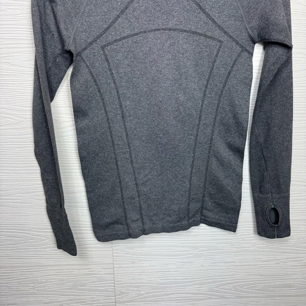 Ivivva‎ Gray Long Sleeve Athletic Top Thumb Holes Girls 12